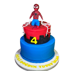 Spiderman Doğum Günü Pastası