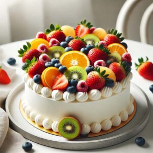 Mevsim Meyveli Pasta